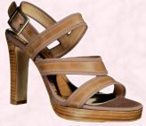 Dorothy Perkins Spring Summer 2008, Tan chunky strap platform �25 �40. 
